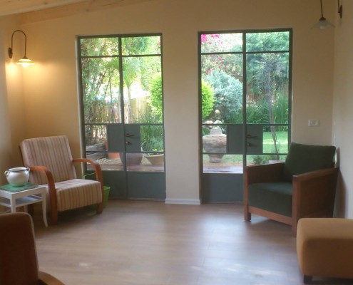 תוספת חדר מעץ בכוכב יאיר פרקט מעץ