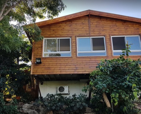 pini paz 3 בניית בית מעץ לפיני רז