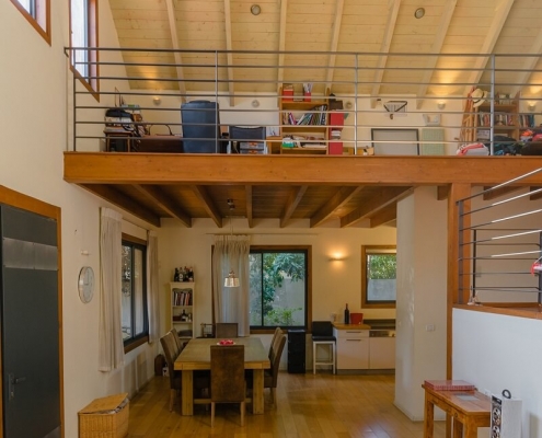 בית פדן - בניית דק בבית עץ 10