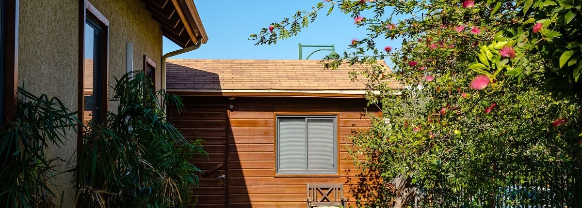 בית פדן - תוספות בניה מעץ לחצר