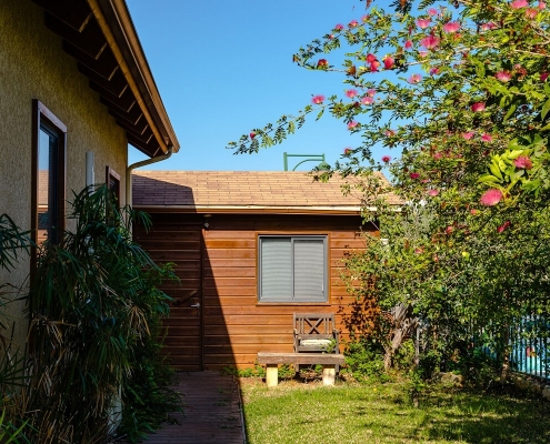 בית פדן - תוספות בניה מעץ לחצר