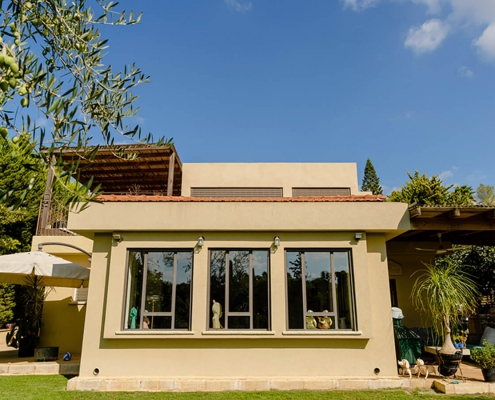 תוספת גדולה לבית בכוכב יאיר תוספת גדולה לבית בכוכב יאיר