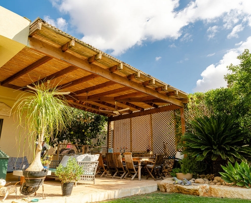 pergula in yair פרגולה