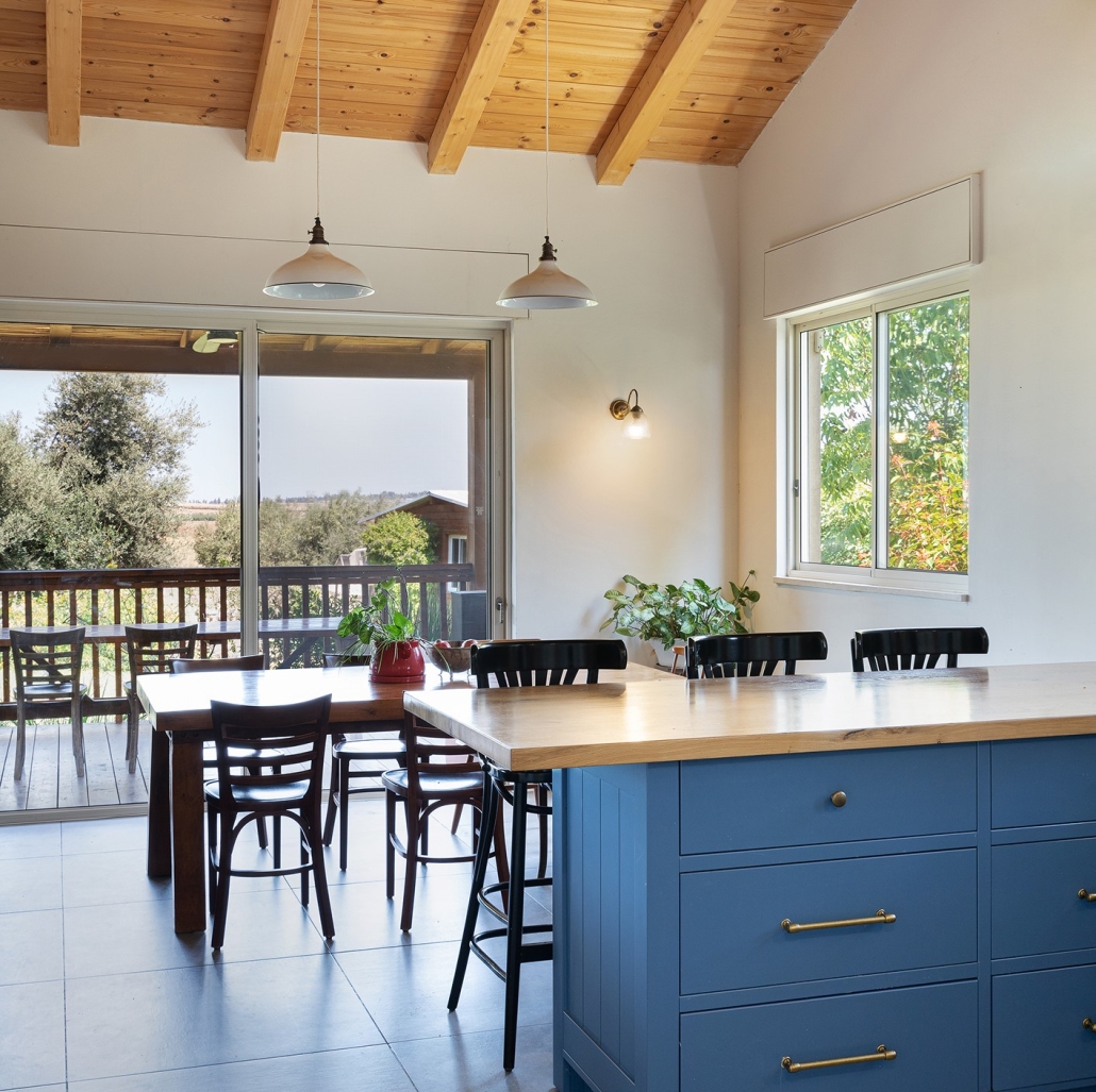 בית כפר הריף תקרת עץ