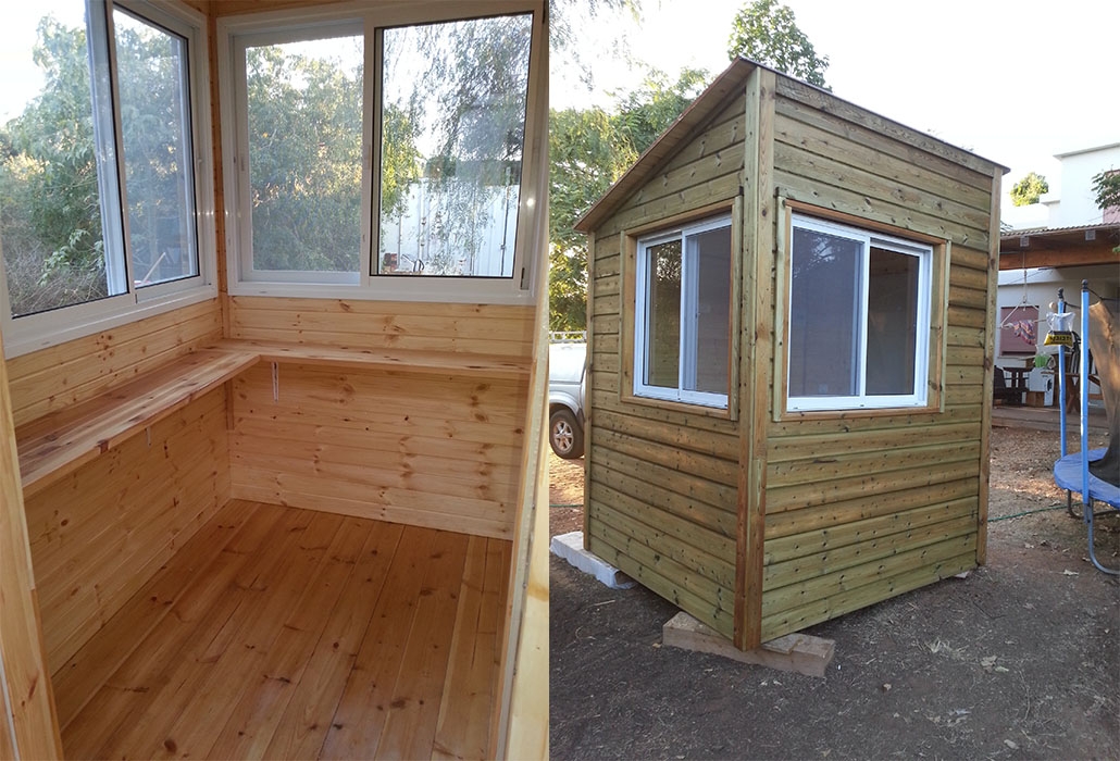 מבנה לשומר פנים וחוץ - מבנים ניידים מבנה לשומר פנים וחוץ - מבנים ניידים